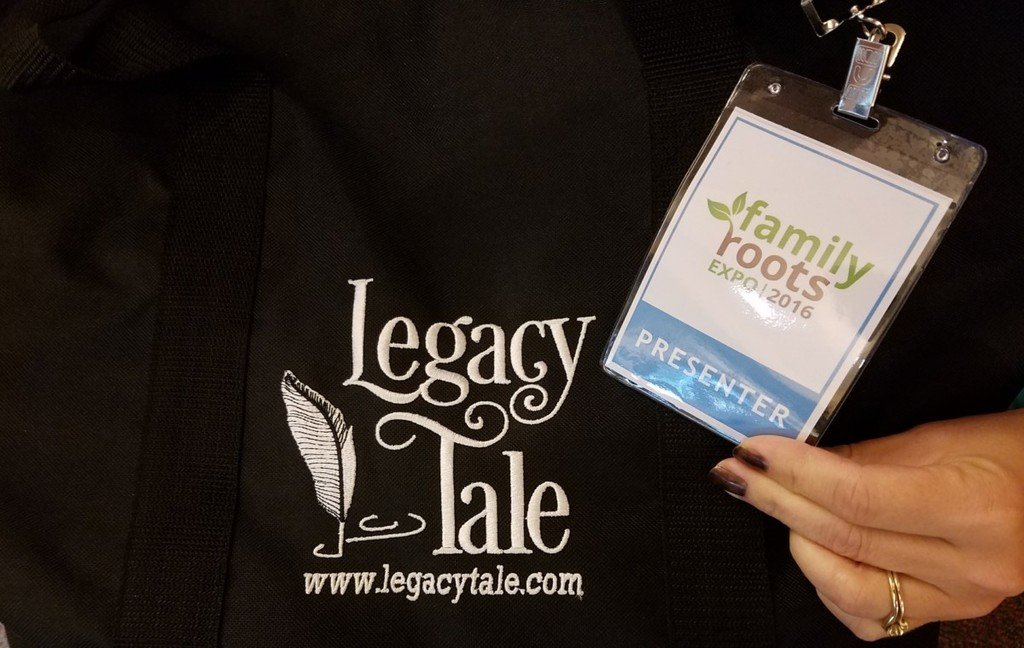 Legacy Tale taught 2 classes at Family Roots Expo
